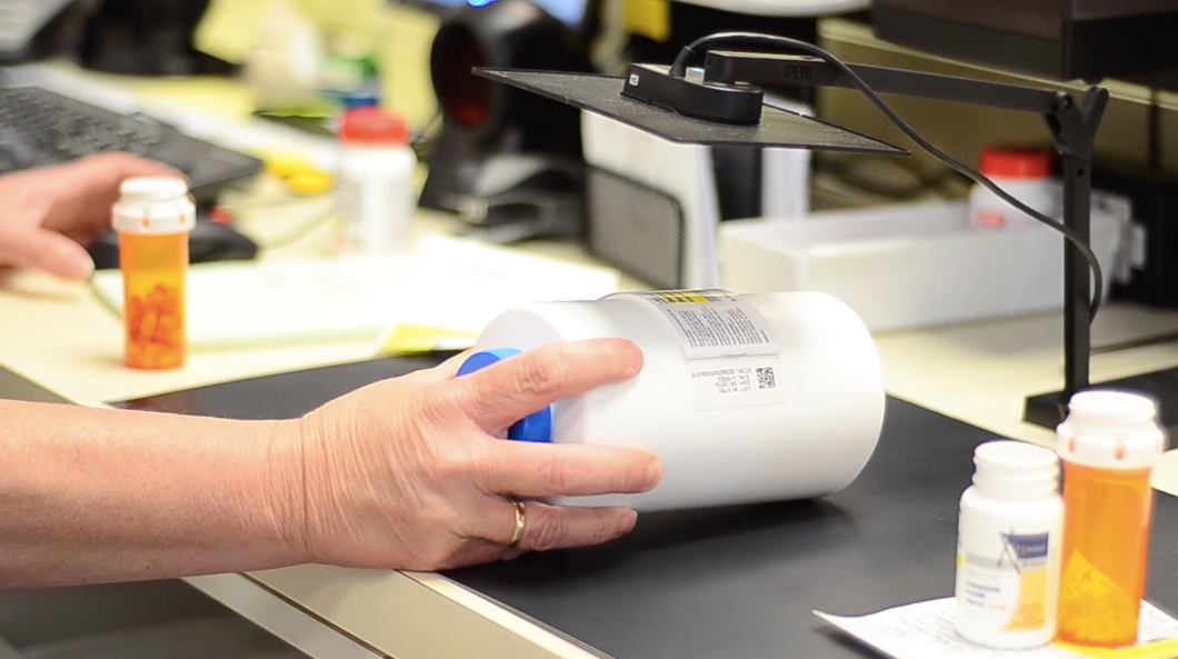 Scanning bottle barcode